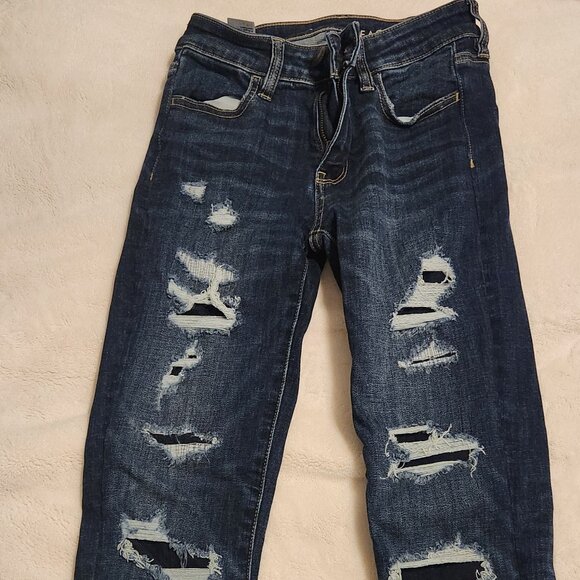 American Eagle Denim Jeggings skinny Size 0. Gently worn! - Picture 1 of 1